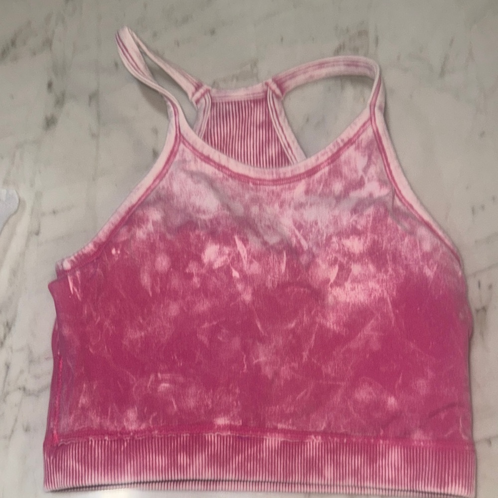 Zenana Outfitters Ribbed Crop Tops in Pink, Brown, and Green size S/M set of 3 - Picture 11 of 15